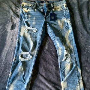 Hollister Acid/Destroyed Denim-Super Skinny